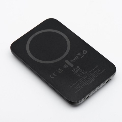 Powerbank zgodny z MagSafe Blue Star 5000 mAh 2A 5W W0553 czarny