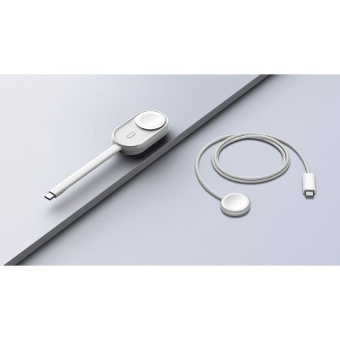 VEGER powerbank 1200 mAh do zegarka kompatybilny z Apple Watch Pomme (W0102) biały