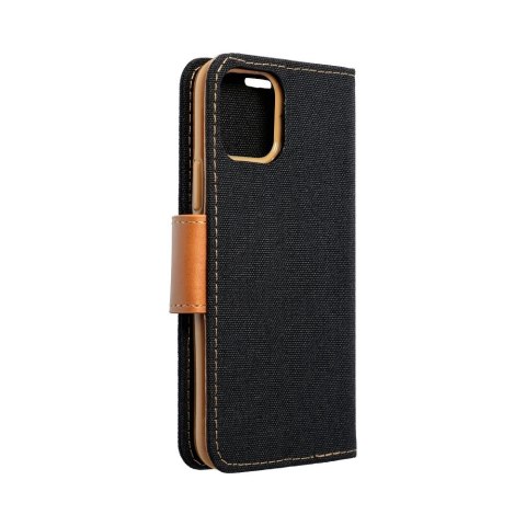 Kabura CANVAS Book do IPHONE 16 Plus czarny