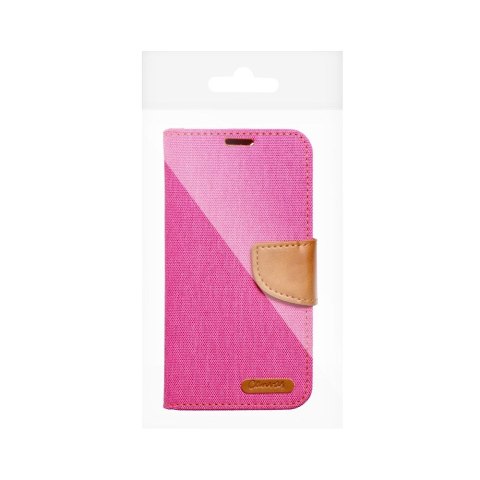 Kabura CANVAS Book do IPHONE 16 Plus różowy