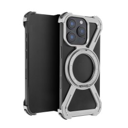 Futerał TITANIUM Escort do IPHONE 16 srebrny