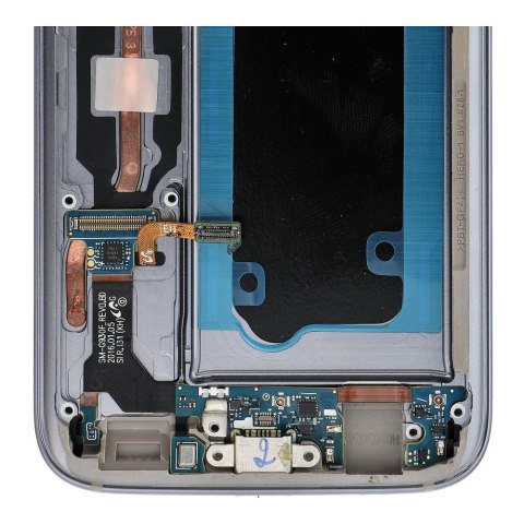 FixCell wyświetlacz LCD do SAMSUNG S7 z ramką czarny (odnowiony)