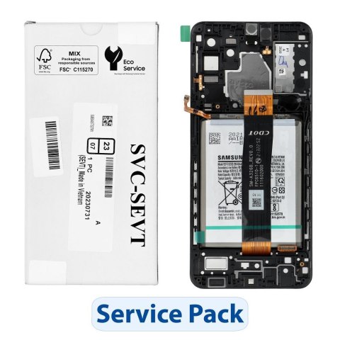 ServicePack Wyświetlacz LCD SAMSUNG A32 5G A326B GH82-25454A z baterią ServicePack Wyświetlacz LCD SAMSUNG A32 5G A326B GH82-25454A z baterią
