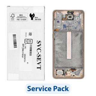 ServicePack Wyświetlacz LCD SAMSUNG A33 5G A336B GH82-28143D Gold