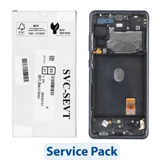 ServicePack Wyświetlacz LCD SAMSUNG S20 FE 4G 5G GH82-24219A Blue