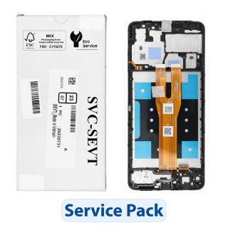 ServicePack Wyświetlacz LCD do SAMSUNG A06 A065 GH81-26440A Black