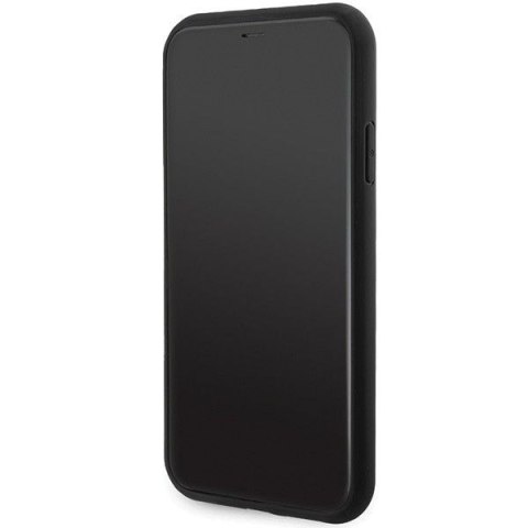 GUESS futerał do IPHONE 11 kompatybliny z MagSafe GUHMN61G4GFRK (4G Ring classic logo) czarny GUESS futerał do IPHONE 11 kompatybliny z MagSafe GUHMN61G4GFRK (4G Ring classic logo) czarny