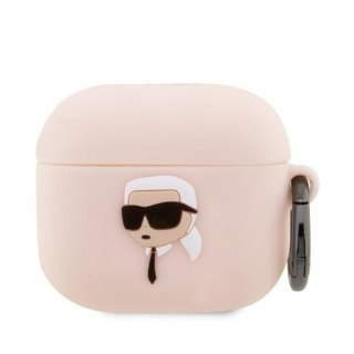 KARL LAGERFELD futerał do APPLE Airpods Pro KLAPRUNIKP (3D Sil NFT Karl) różowy