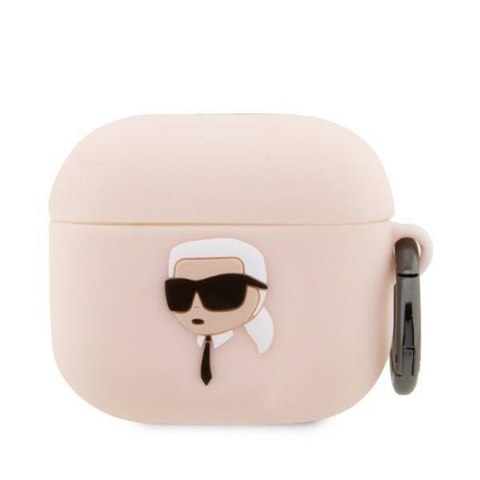 KARL LAGERFELD futerał do APPLE Airpods Pro KLAPRUNIKP (3D Sil NFT Karl) różowy KARL LAGERFELD futerał do APPLE Airpods Pro KLAPRUNIKP (3D Sil NFT Karl) różowy