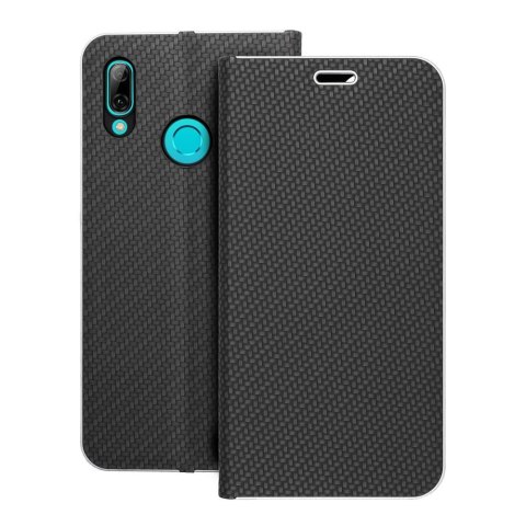 Kabura LUNA Book Carbon do HUAWEI P Smart 2019 czarny Kabura LUNA Book Carbon do HUAWEI P Smart 2019 czarny