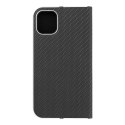 Kabura LUNA Book Carbon do IPHONE 11 czarny Kabura LUNA Book Carbon do IPHONE 11 czarny