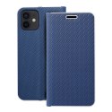Kabura LUNA Book Carbon do IPHONE 12 / 12 Pro niebieski Kabura LUNA Book Carbon do IPHONE 12 / 12 Pro niebieski