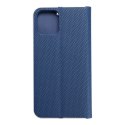 Kabura LUNA Book Carbon do IPHONE 12 / 12 Pro niebieski Kabura LUNA Book Carbon do IPHONE 12 / 12 Pro niebieski