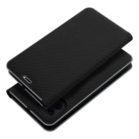 Kabura LUNA Book Carbon do IPHONE 7 / 8 / SE 2020 / SE 2022 czarny