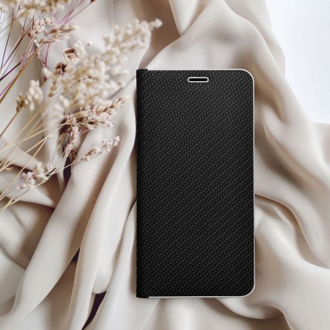 Kabura LUNA Book Carbon do IPHONE 7 / 8 / SE 2020 / SE 2022 czarny Kabura LUNA Book Carbon do IPHONE 7 / 8 / SE 2020 / SE 2022 czarny