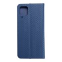Kabura LUNA Book Carbon do SAMSUNG A12 / M12 niebieski Kabura LUNA Book Carbon do SAMSUNG A12 / M12 niebieski