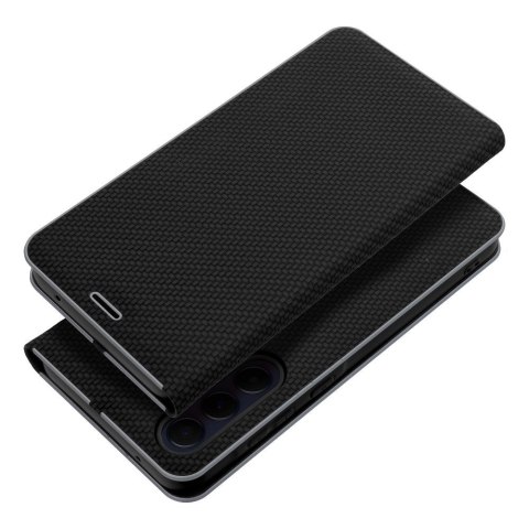 Kabura LUNA Book Carbon do SAMSUNG A13 4G czarny Kabura LUNA Book Carbon do SAMSUNG A13 4G czarny