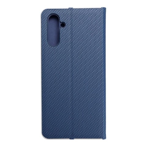 Kabura LUNA Book Carbon do SAMSUNG A13 5G / A04S niebieski Kabura LUNA Book Carbon do SAMSUNG A13 5G / A04S niebieski