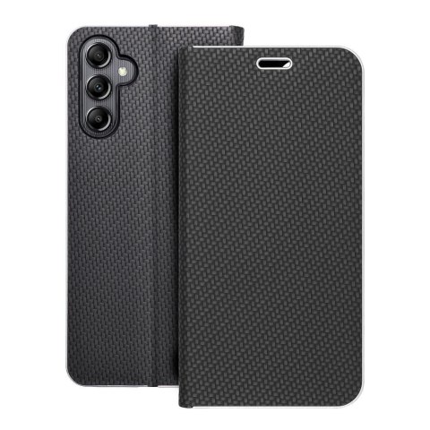 Kabura LUNA Book Carbon do SAMSUNG A14 4G / A14 5G czarny