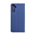 Kabura LUNA Book Carbon do SAMSUNG A14 4G / A14 5G niebieski