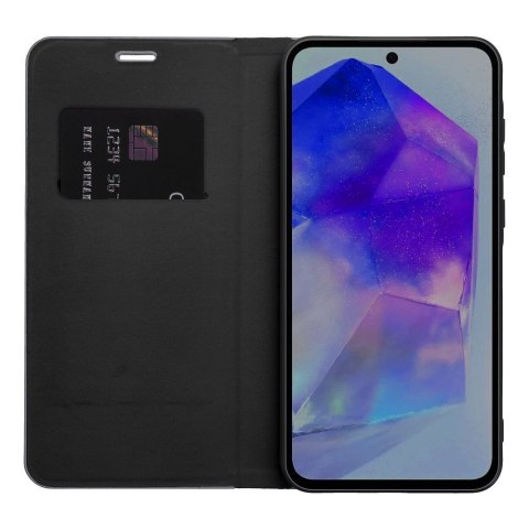 Kabura LUNA Book Carbon do SAMSUNG A20e czarny Kabura LUNA Book Carbon do SAMSUNG A20e czarny