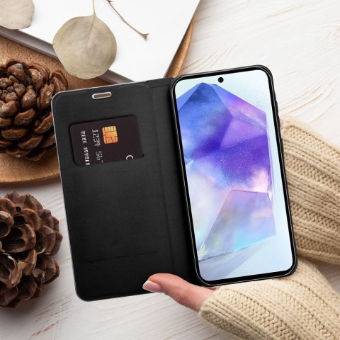 Kabura LUNA Book Carbon do SAMSUNG A20e czarny Kabura LUNA Book Carbon do SAMSUNG A20e czarny