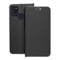 Kabura LUNA Book Carbon do SAMSUNG A21s czarny