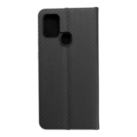 Kabura LUNA Book Carbon do SAMSUNG A21s czarny Kabura LUNA Book Carbon do SAMSUNG A21s czarny