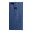 Kabura LUNA Book Carbon do SAMSUNG A21s niebieski