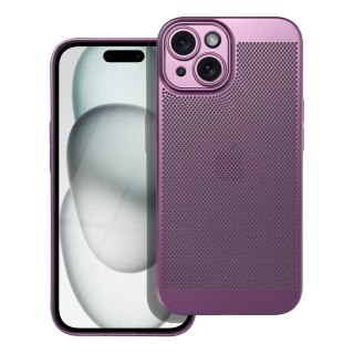 Futerał BREEZY do IPHONE 15 fioletowy