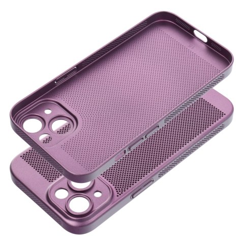 Futerał BREEZY do IPHONE 15 fioletowy
