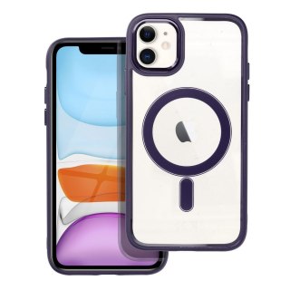 Futerał COLOR EDGE MAG COVER kompatybilny z MagSafe do IPHONE 11 fioletowy