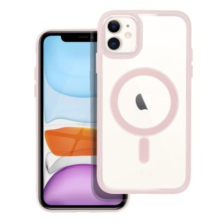 Futerał COLOR EDGE MAG COVER kompatybilny z MagSafe do IPHONE 11 różowy