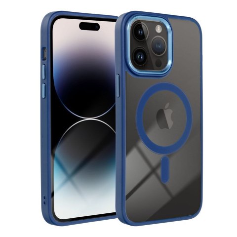 Futerał COLOR EDGE MAG COVER kompatybilny z MagSafe do IPHONE 12 Pro Max fioletowy
