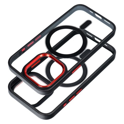 Futerał COLOR EDGE MAG COVER kompatybilny z MagSafe do IPHONE 11 czarno czerwony Futerał COLOR EDGE MAG COVER kompatybilny z MagSafe do IPHONE 11 czarno czerwony