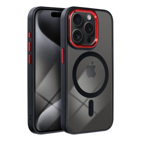 Futerał COLOR EDGE MAG COVER kompatybilny z MagSafe do IPHONE 11 czarno czerwony Futerał COLOR EDGE MAG COVER kompatybilny z MagSafe do IPHONE 11 czarno czerwony