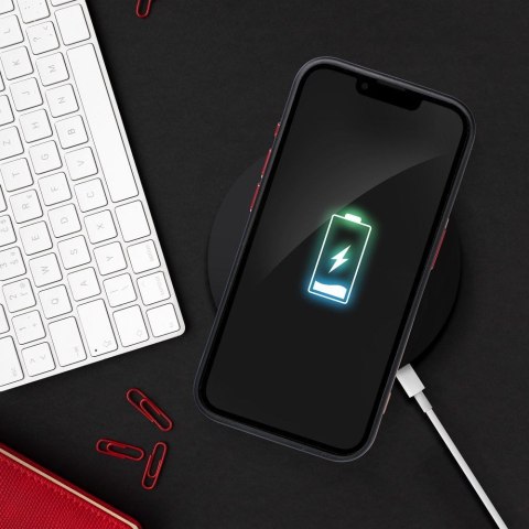 Futerał COLOR EDGE MAG COVER kompatybilny z MagSafe do IPHONE 11 czarno czerwony Futerał COLOR EDGE MAG COVER kompatybilny z MagSafe do IPHONE 11 czarno czerwony