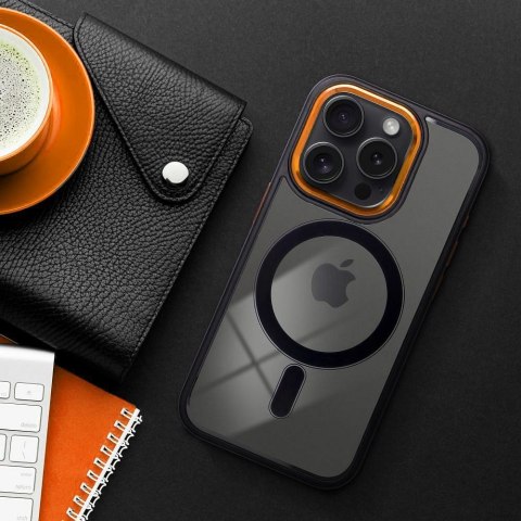 Futerał COLOR EDGE MAG COVER kompatybilny z MagSafe do IPHONE 13 Pro czarno złoty Futerał COLOR EDGE MAG COVER kompatybilny z MagSafe do IPHONE 13 Pro czarno złoty