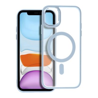 Futerał MATTE MAG COVER kompatybilny z MagSafe do IPHONE 11 niebieski