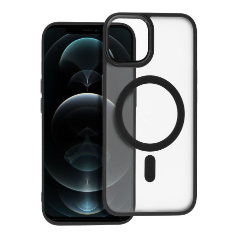 Futerał MATTE MAG COVER kompatybilny z MagSafe do IPHONE 12 Pro Max czarny