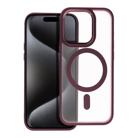 Futerał MATTE MAG COVER kompatybilny z MagSafe do IPHONE 15 Pro czerwony Futerał MATTE MAG COVER kompatybilny z MagSafe do IPHONE 15 Pro czerwony