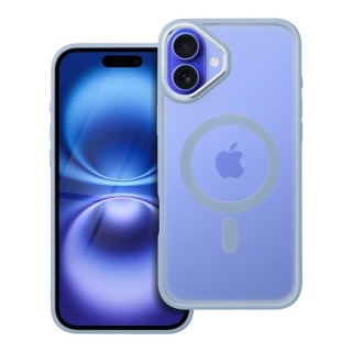 Futerał MATTE MAG COVER kompatybilny z MagSafe do IPHONE 16 Plus niebieski