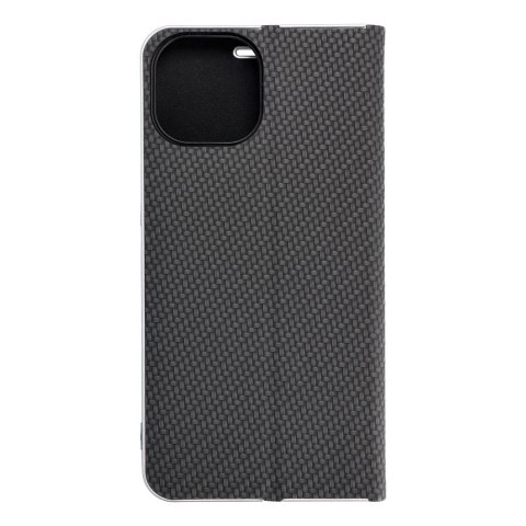 Kabura LUNA Book Carbon do IPHONE 15 czarny Kabura LUNA Book Carbon do IPHONE 15 czarny