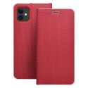 Kabura LUNA Book Carbon do IPHONE 16 Pro czerwony Kabura LUNA Book Carbon do IPHONE 16 Pro czerwony