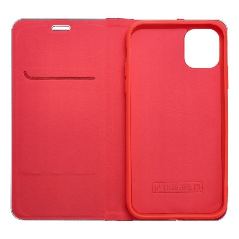 Kabura LUNA Book Carbon do IPHONE 16 Pro czerwony Kabura LUNA Book Carbon do IPHONE 16 Pro czerwony