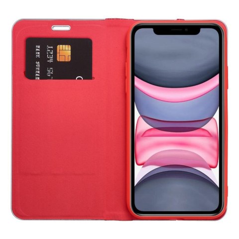 Kabura LUNA Book Carbon do IPHONE 16 Pro czerwony Kabura LUNA Book Carbon do IPHONE 16 Pro czerwony