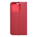 Kabura LUNA Book Carbon do IPHONE 16 Pro czerwony Kabura LUNA Book Carbon do IPHONE 16 Pro czerwony