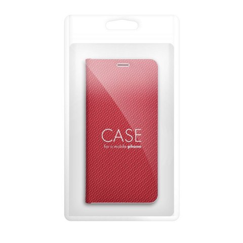 Kabura LUNA Book Carbon do SAMSUNG A15 4G / A15 5G czerwony Kabura LUNA Book Carbon do SAMSUNG A15 4G / A15 5G czerwony