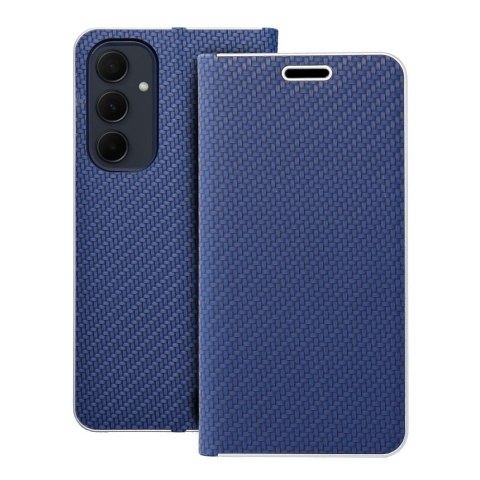 Kabura LUNA Book Carbon do SAMSUNG A35 5G niebieski
