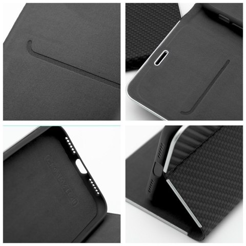 Kabura LUNA Book Carbon do SAMSUNG A26 5G czarny Kabura LUNA Book Carbon do SAMSUNG A26 5G czarny